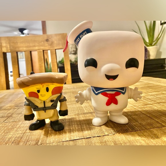 Funko Other - Funko Stay Puft Over-Sized Pop! & Ghostbusters Pizza Venkman Funedibles